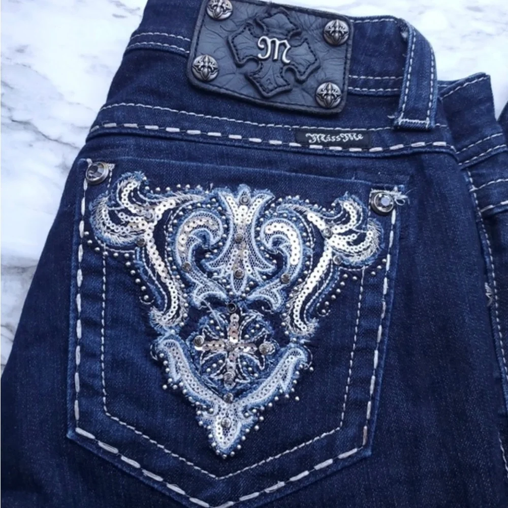 MISS ME women’s skinny Jeans size 27 or size 4, style JE5341S12L - Picture 2 of 8